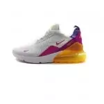 achat nike air max 270 chaussures pas cher white purple blue